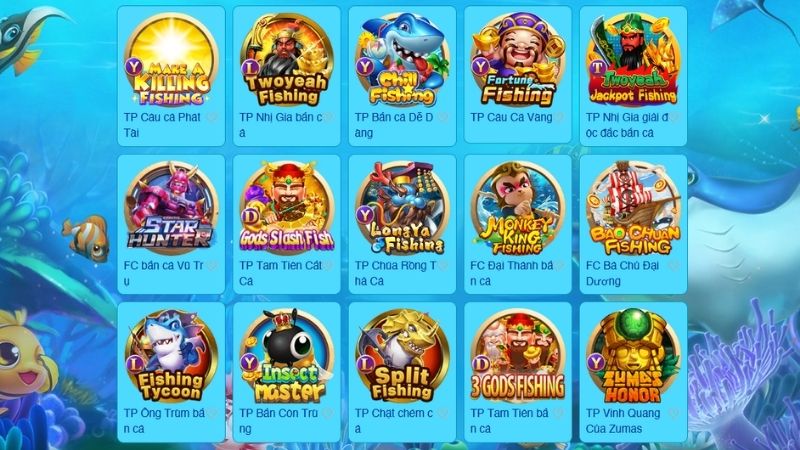 Bắn cá 79king có vô vàn tựa game đặc sắc